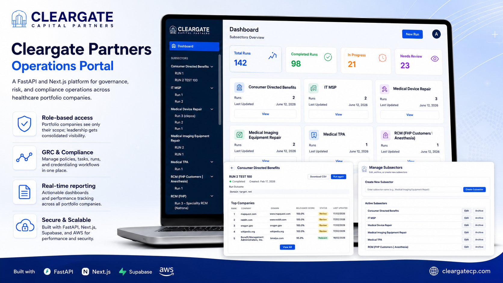 Cleargate - SparkScribe Technologies case study