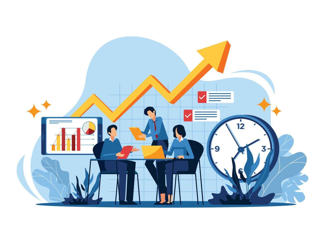 Team aligned on shared targets - values translated into measurable delivery